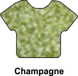 Siser HTV Vinyl Glitter Champagne 12" X 20" Sheet